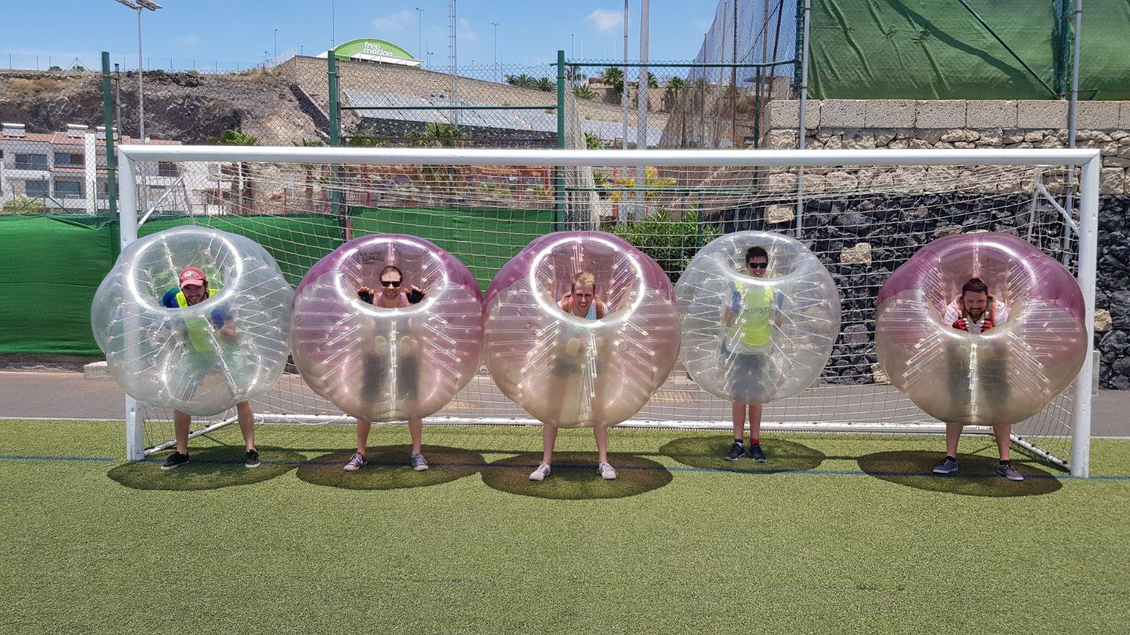 bubble football